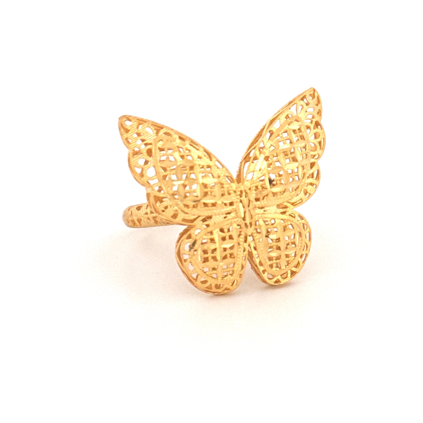 Ring Gelbgold 18k - Parvaneh-ye Bahari (Frühlingsschmetterling)
