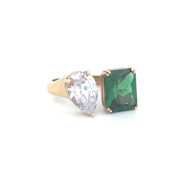 Ring Gelbgold 18k – Do Jān (Zwei Seelen)
