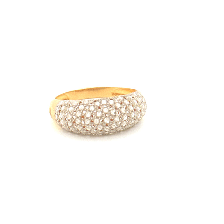 Ring Gelbgold &amp; Weissgold 18k - Ziba Mesle Almas (Schön, wie Diamanten)