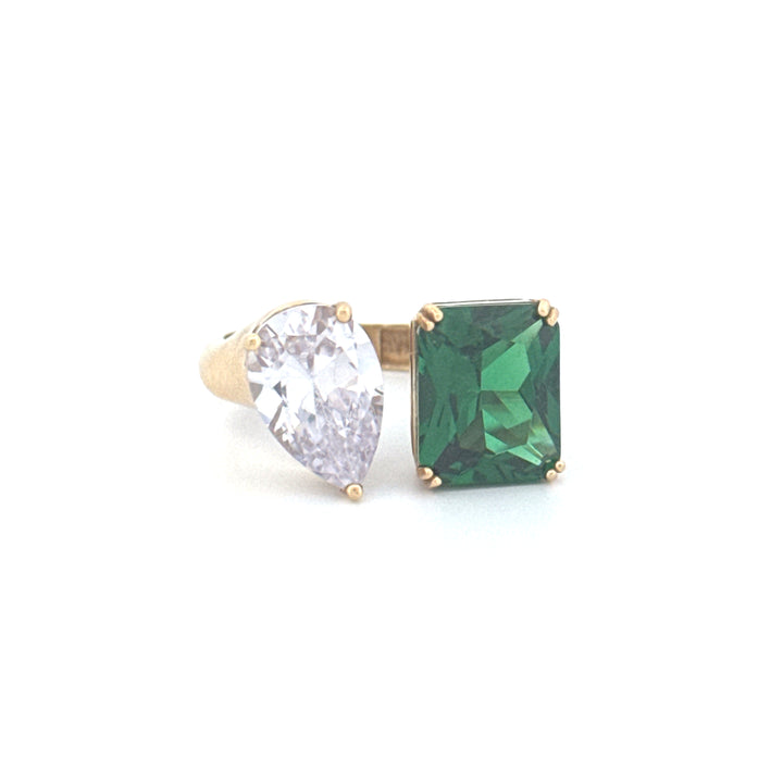 Ring Gelbgold 18k – Do Jān (Zwei Seelen)