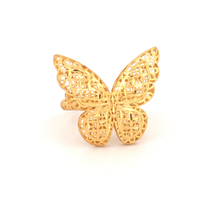 Ring Gelbgold 18k - Parvaneh-ye Bahari (Frühlingsschmetterling)