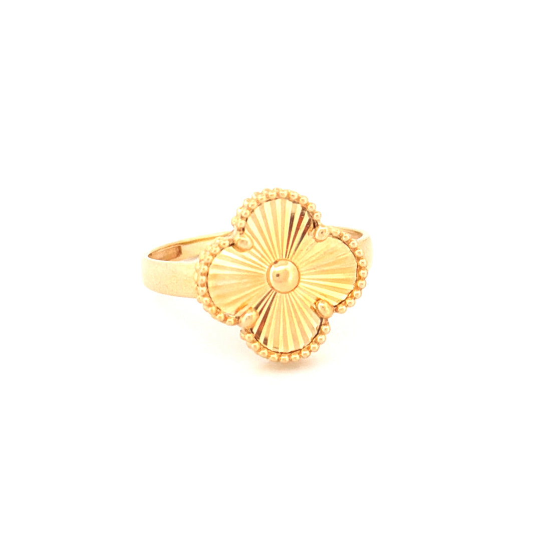 Ring Gelbgold 18k – Shabdar-e Angosht (Glück für den Finger)