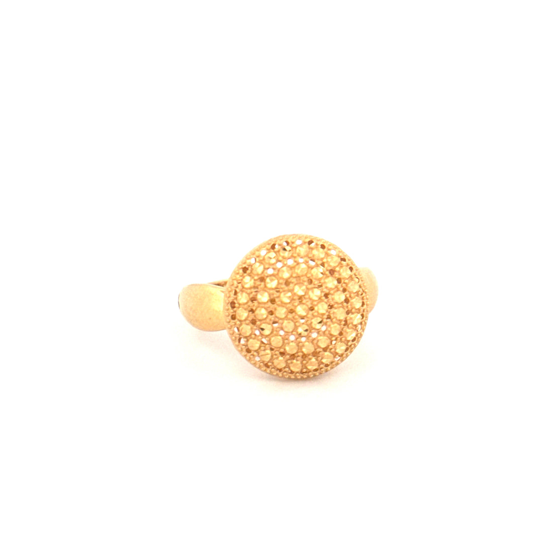 Ring Gelbgold 18k - Gooy-e Aftab (Sonnenkugel)