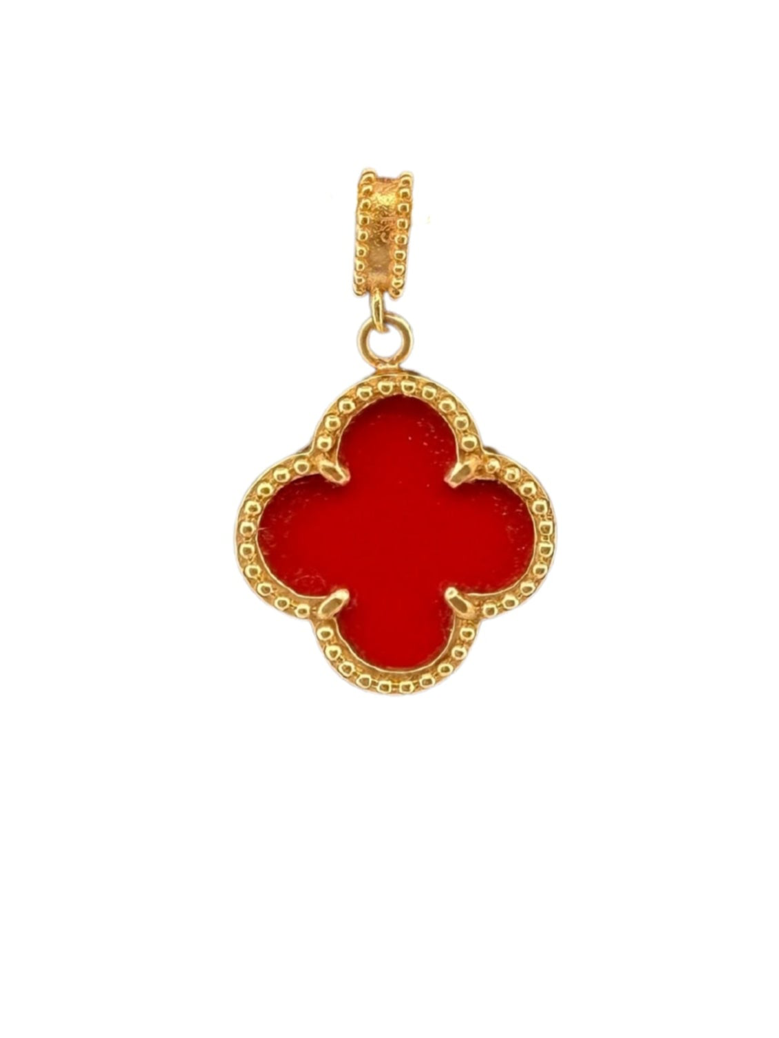 Anhänger Gelbgold 18k - Gol-e Sadaf (Perlmutt-Blüte)