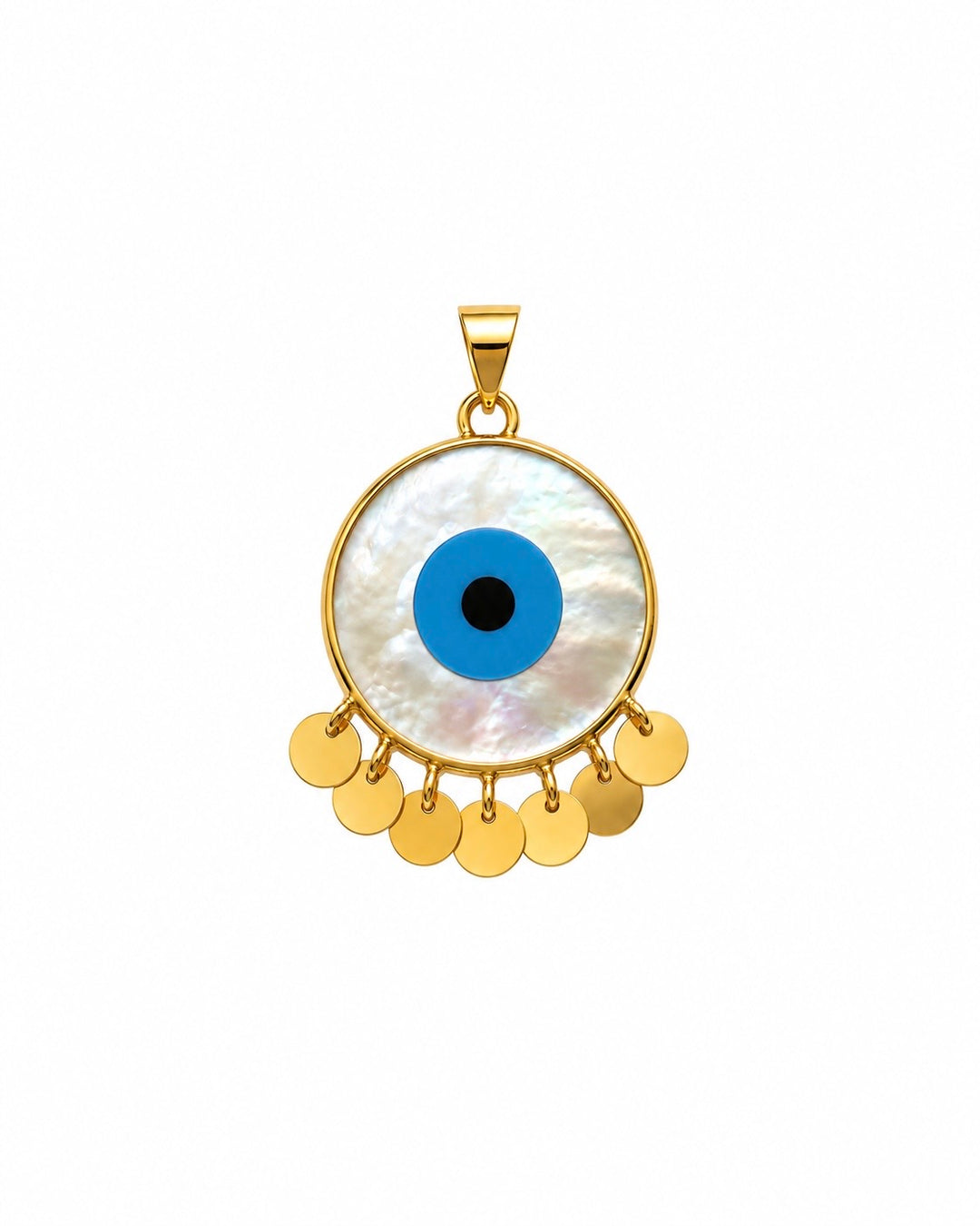 Anhänger Gelbgold 18k – Cheshm-e Negahban (Wachendes Auge)