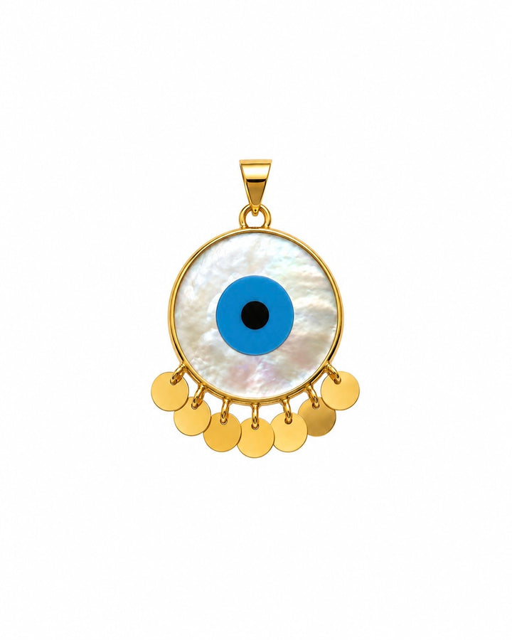 Anhänger Gelbgold 18k – Cheshm-e Negahban (Wachendes Auge)