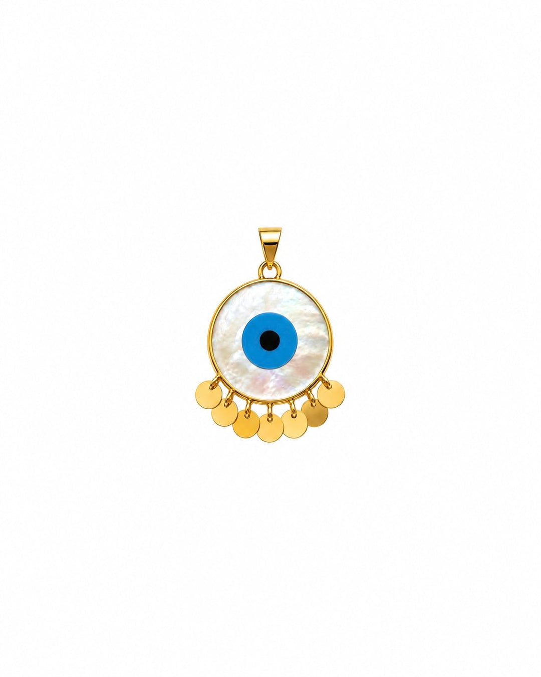 Anhänger Gelbgold 18k – Cheshm-e Negahban (Wachendes Auge)