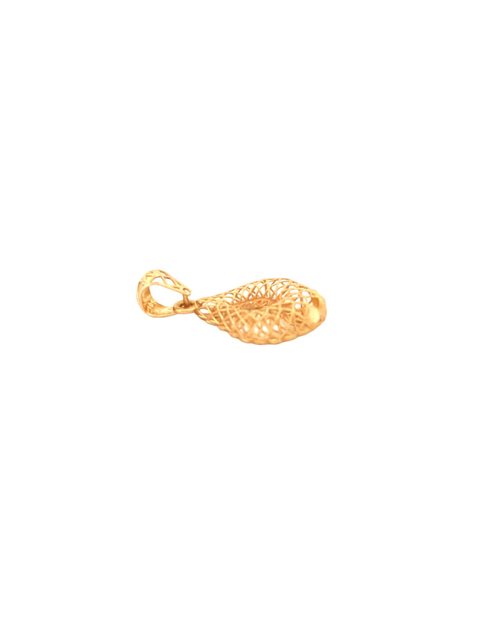 18k Gelbgold Anhänger „Gole Asrâr“ – leicht, filigran und elegant