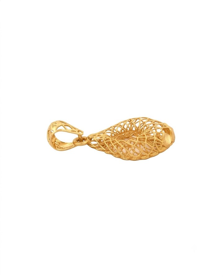 18k Gelbgold Anhänger „Gole Asrâr“ – leicht, filigran und elegant