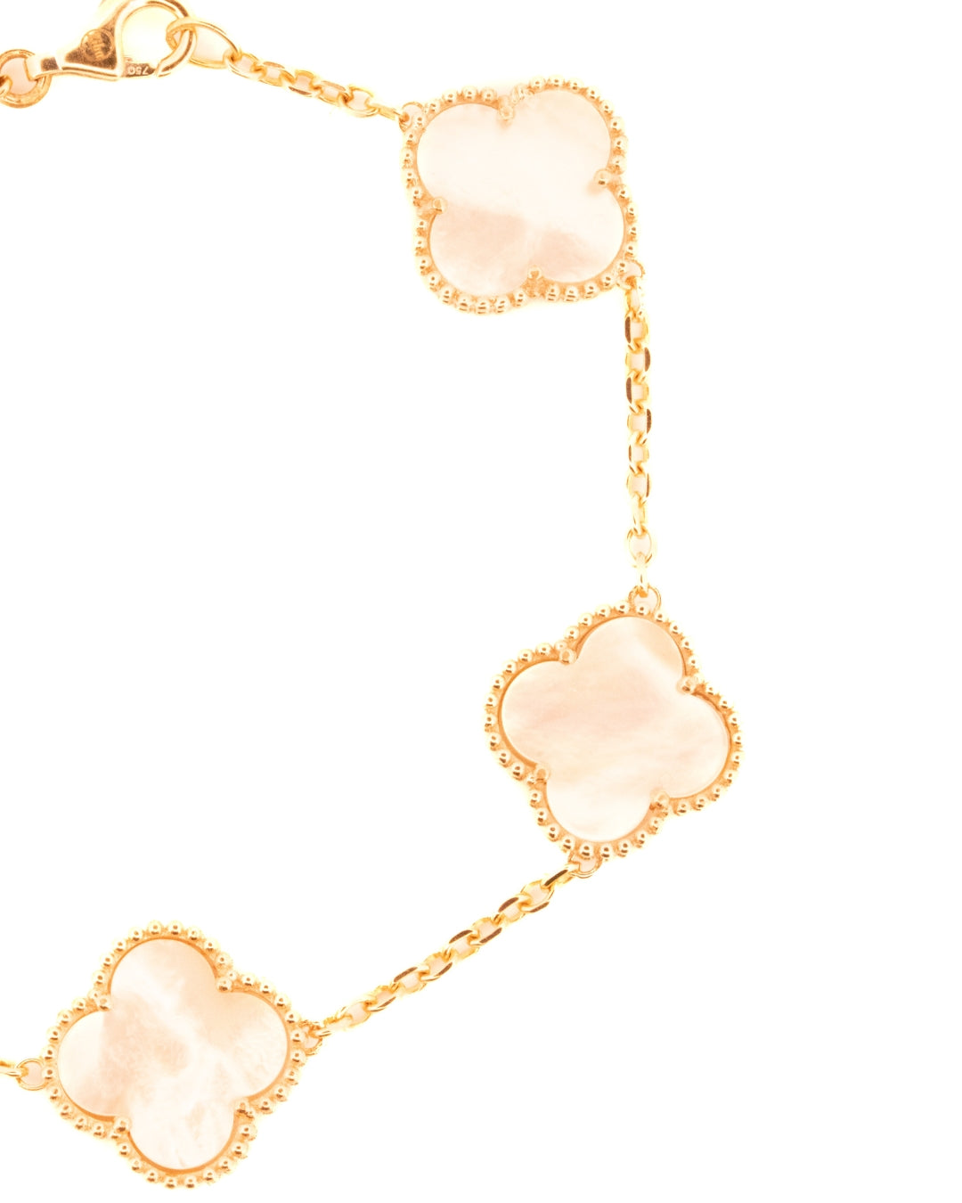 Kundenbestellung: Armband Gelbgold 18k – Hameh Khoshbakhti-ye Donya (Alles Glück der Welt)