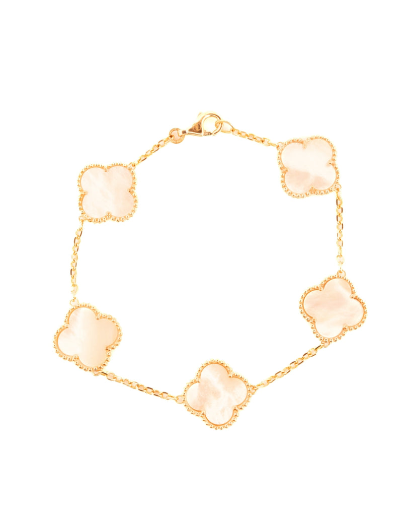 Kundenbestellung: Armband Gelbgold 18k – Hameh Khoshbakhti-ye Donya (Alles Glück der Welt)