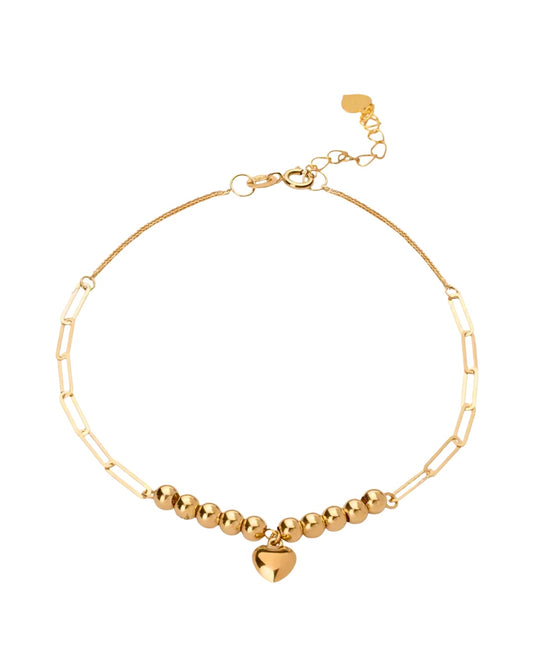 Armband Gelbgold 18k – Delband (Herzband)