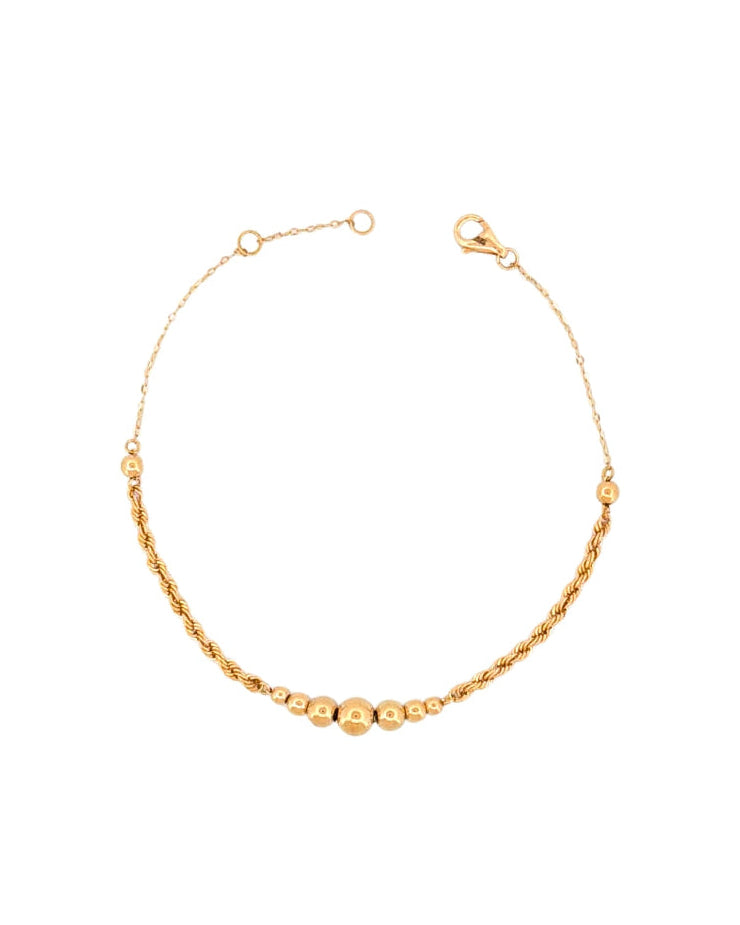 Ensemble Gelbgold 18k – Reshteh-ye Tanab-e Zarif (Zartes Kordelband)