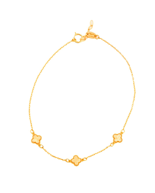 Armband Gelbgold 18k – Shans-e Zarif (Filigranes Glück)