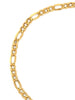Armband Gelbgold 18k – Zanjir-e Figaro-ye Chahâr Halgheh (Figaro-Kette 4-gliedrig)