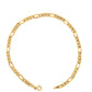 Armband Gelbgold 18k – Zanjir-e Figaro-ye Chahâr Halgheh (Figaro-Kette 4-gliedrig)