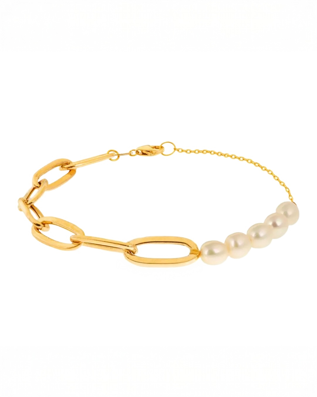 Armband Gelbgold 18k – Zanjir-e Tarkibi (Kombinierte Kette)