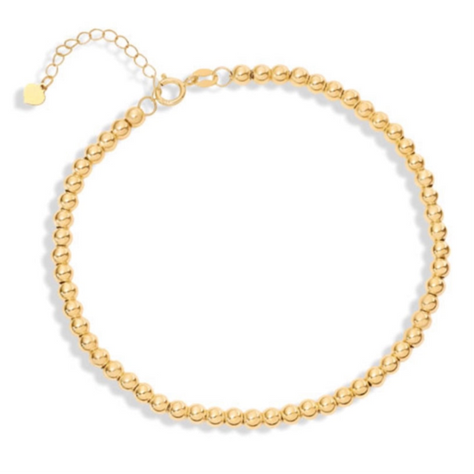 Armband Gelbgold 18k - Morvarid-e Zanjir (Perlenkette)