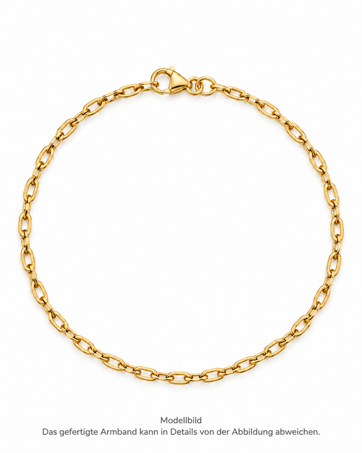 Armband Gelbgold 18k – Zanjir-e Halgheh (Gliederkette)