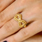 Ring Gelbgold 18k - Bi-Nahayat (Unendlichkeit)