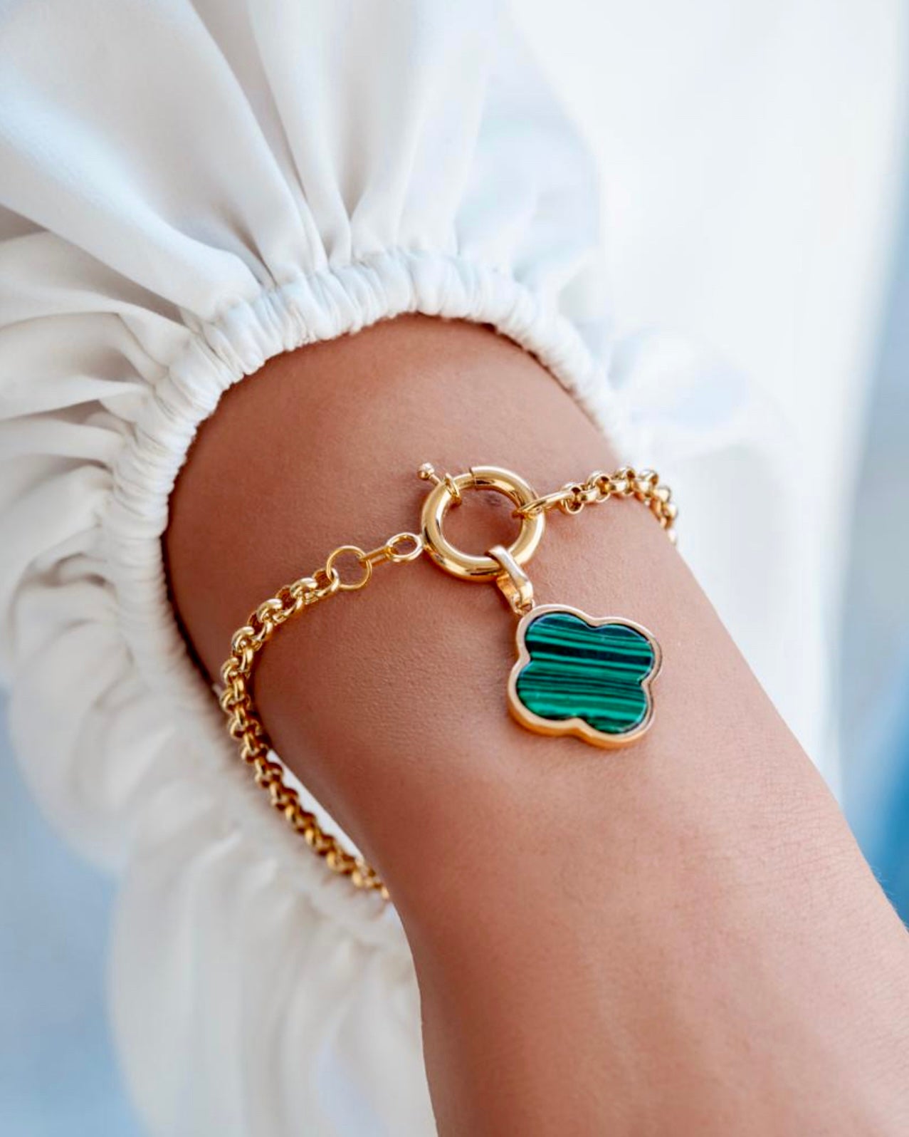 Armband Gelbgold 18k – Halghe-ye Noor (Ring des Lichts)