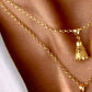 Halskette Gelbgold 18k – Rolo-e Kelasik (Klassische Erbskette)