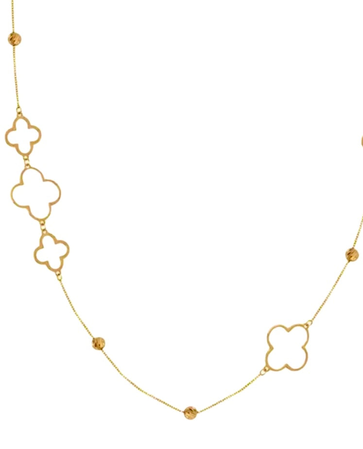 Halskette Gelbgold 18k – Baghche-ye Tala (Goldener Garten)