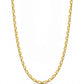 18k Gelbgold Halskette mit rechteckigen Gliedern – Peyvand