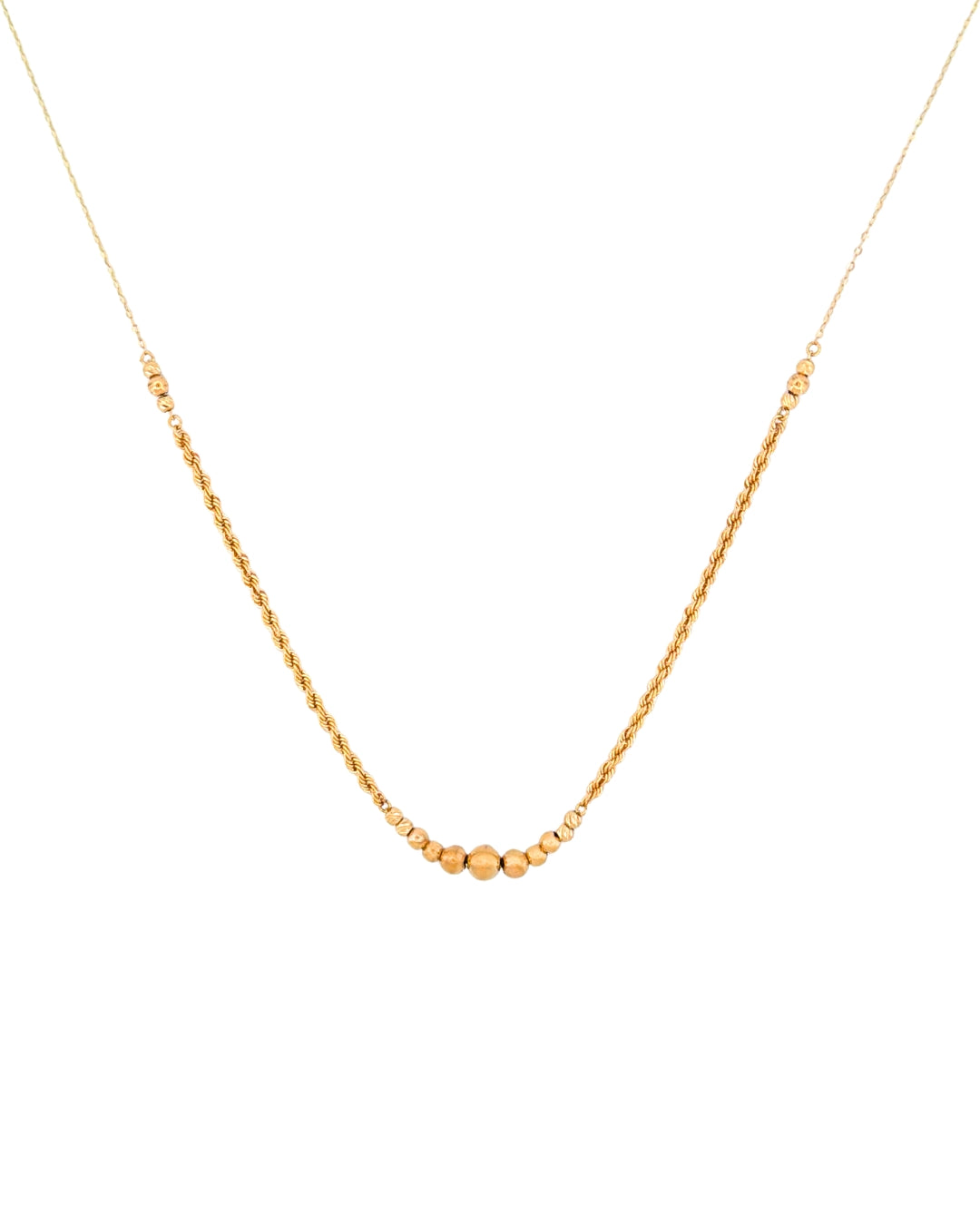 Ensemble Gelbgold 18k – Reshteh-ye Tanab-e Zarif (Zartes Kordelband)