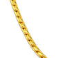 Detailaufnahme der gedrehten Struktur der 18k Gold Halskette