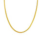 Feine Zopfkette aus 18k Gelbgold, 2 mm breit, 41.5 cm lang