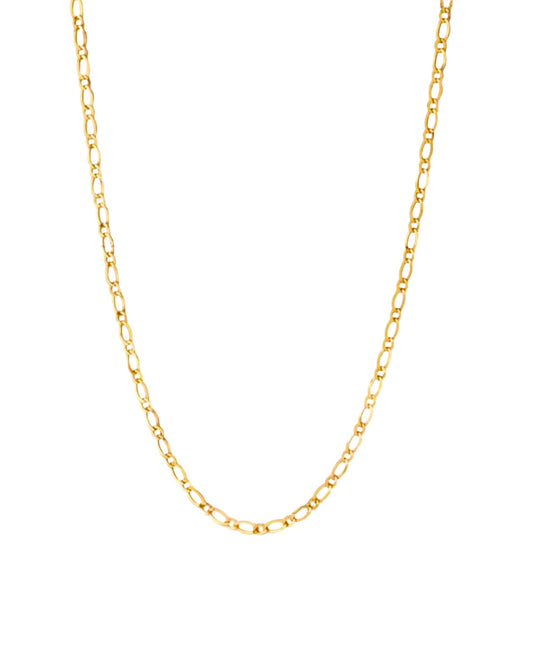 Produktbild: 18k Goldkette im eingliedrigen Figaro-Design