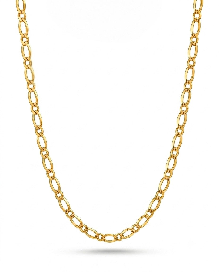 Produktbild: 18k Goldkette im eingliedrigen Figaro-Design