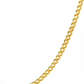 Feine Panzerkette aus 18k Gold – Nahaufnahme