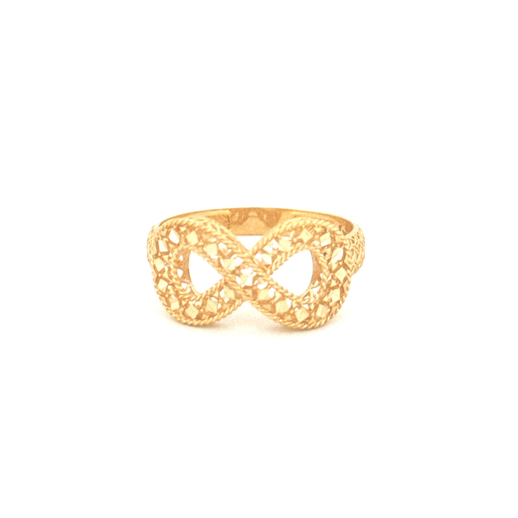 Ring Gelbgold 18k - Bi-Nahayat (Unendlichkeit)