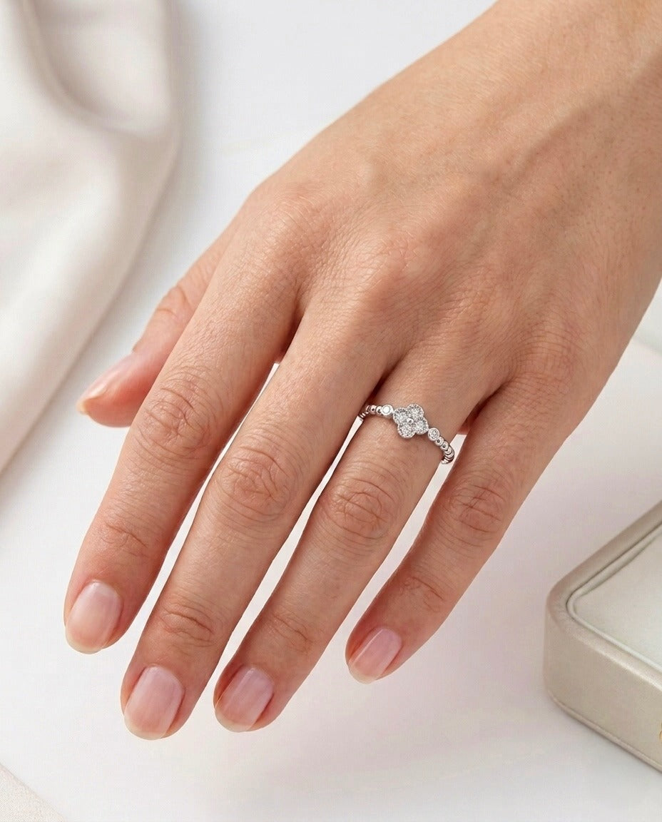 Ring Weissgold 18k – Sepideh (Morgendämmerung)