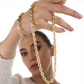 Halskette Gelbgold 18k - Shesh Zeli-e Mahtab (Sechseck des Mondes)