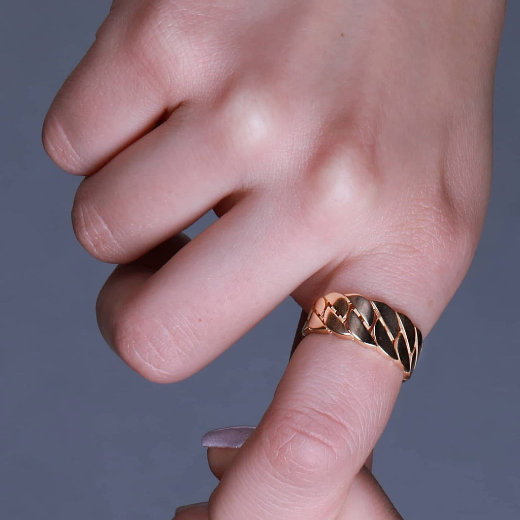 Ring Gelbgold 18k - Zanjir-e Ziba (Hübsche Kette)