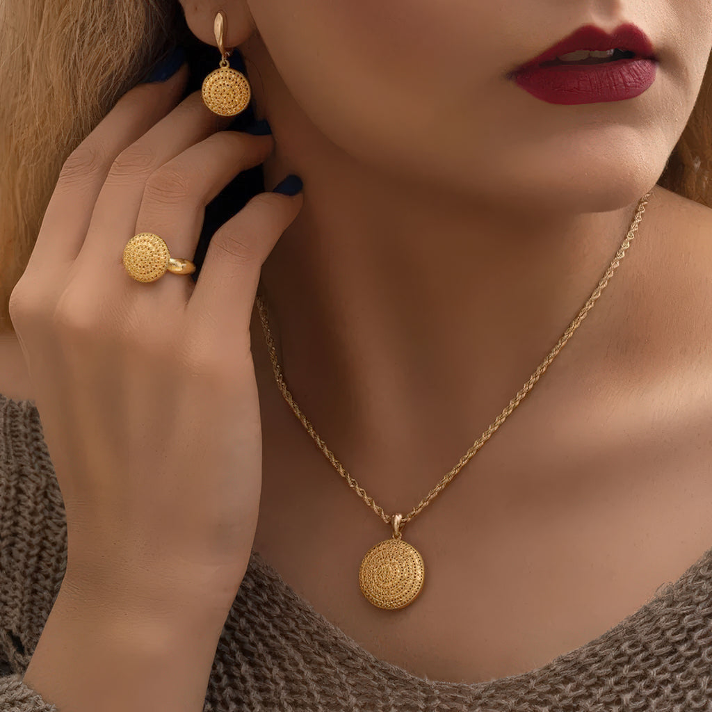 Ring Gelbgold 18k - Gooy-e Aftab (Sonnenkugel)