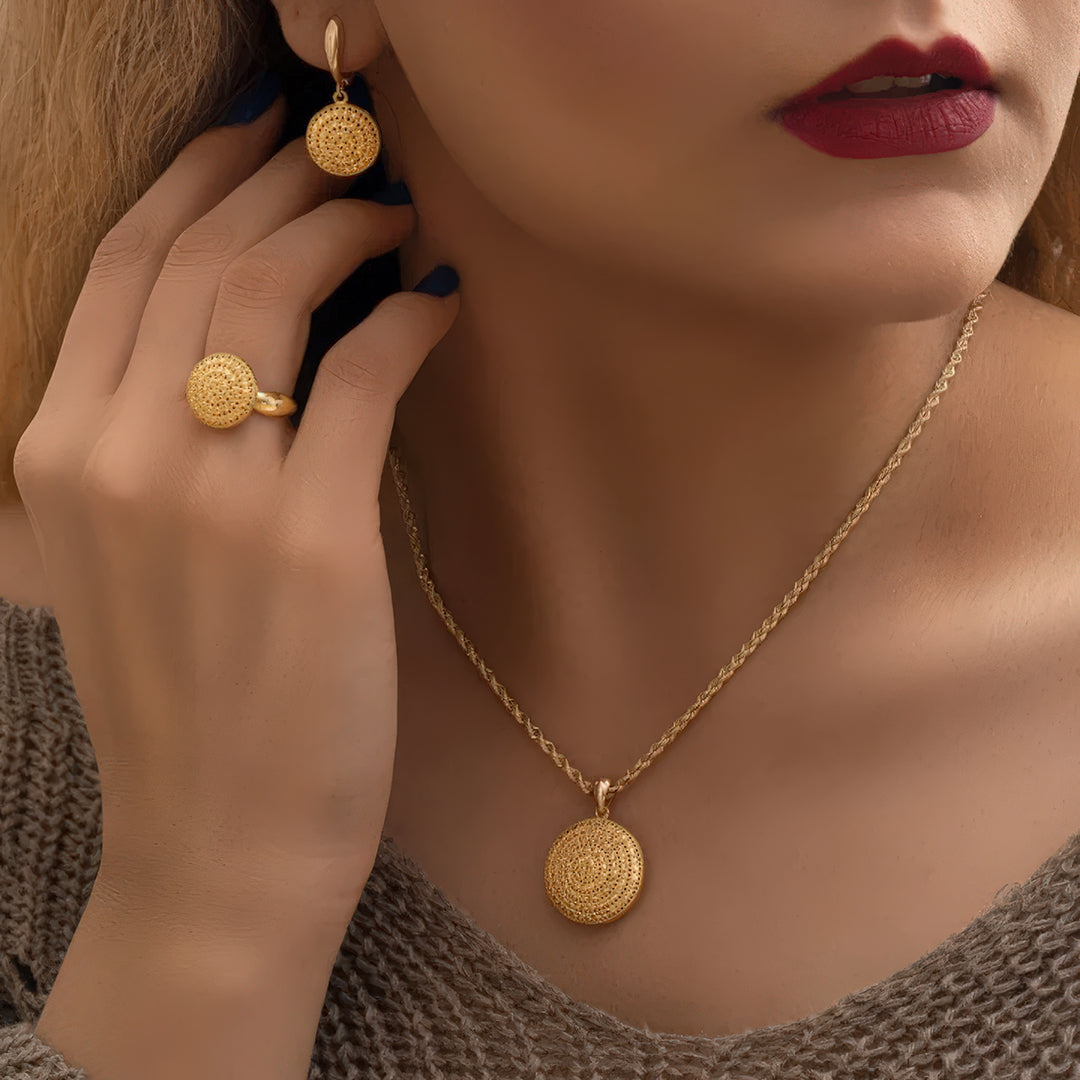 Ring Gelbgold 18k - Gooy-e Aftab (Sonnenkugel)