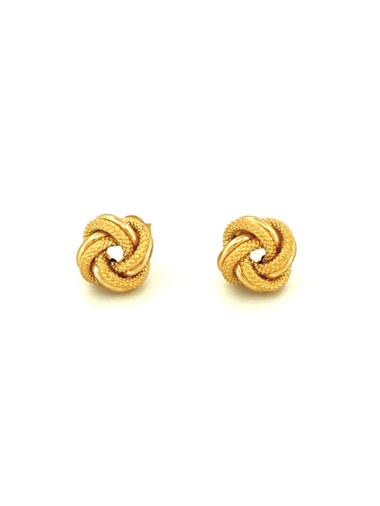 Ohrringe Gelbgold 18k - Gereh-e Tala (Goldener Knoten)