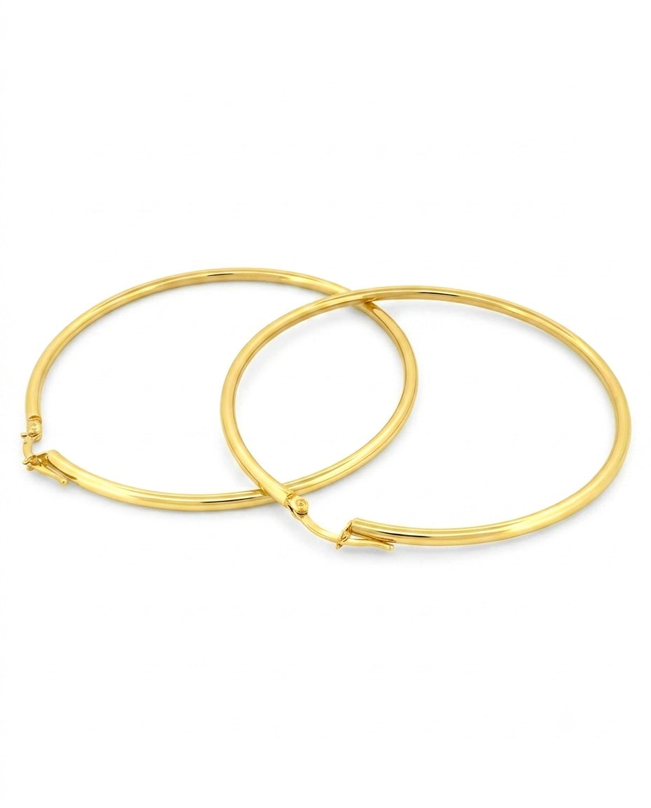 Ohrringe Gelbgold 18k - Halgheh-ye Parsi (Persische Creolen)