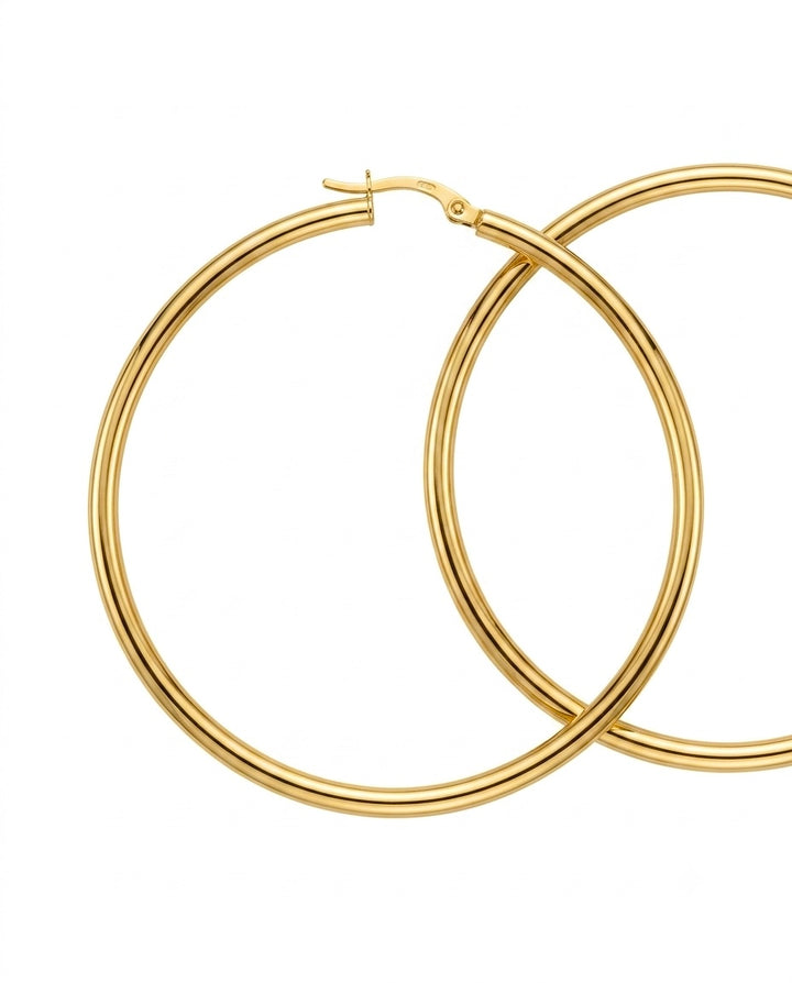 Ohrringe Gelbgold 18k - Halgheh-ye Parsi (Persische Creolen)