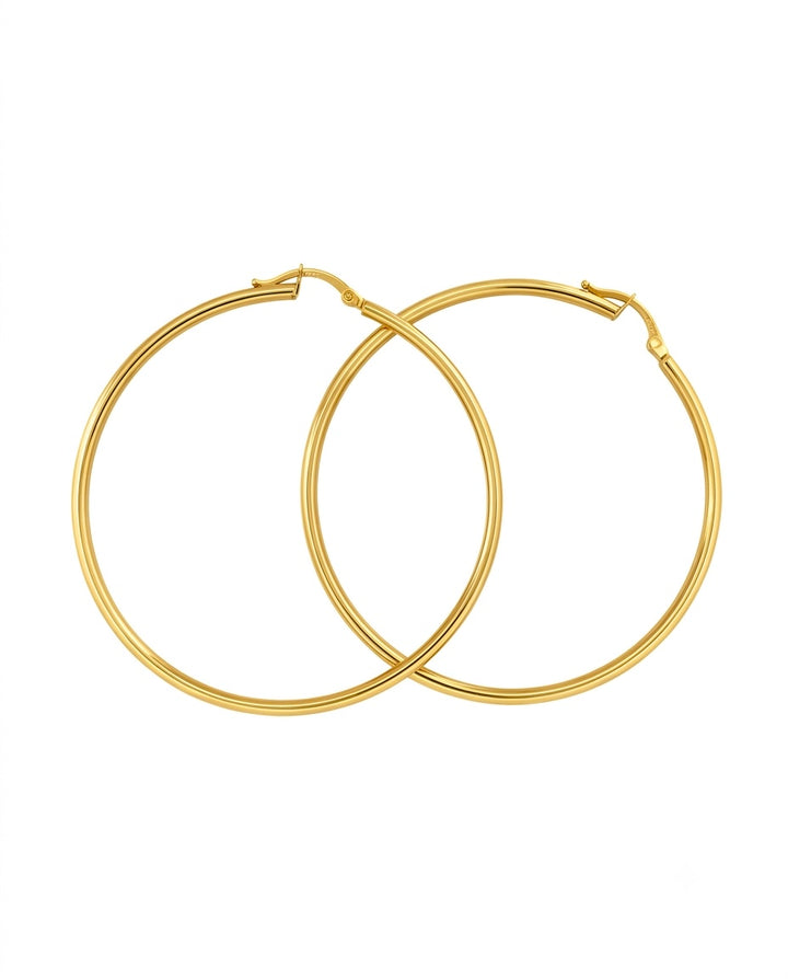 Ohrringe Gelbgold 18k - Halgheh-ye Parsi (Persische Creolen)