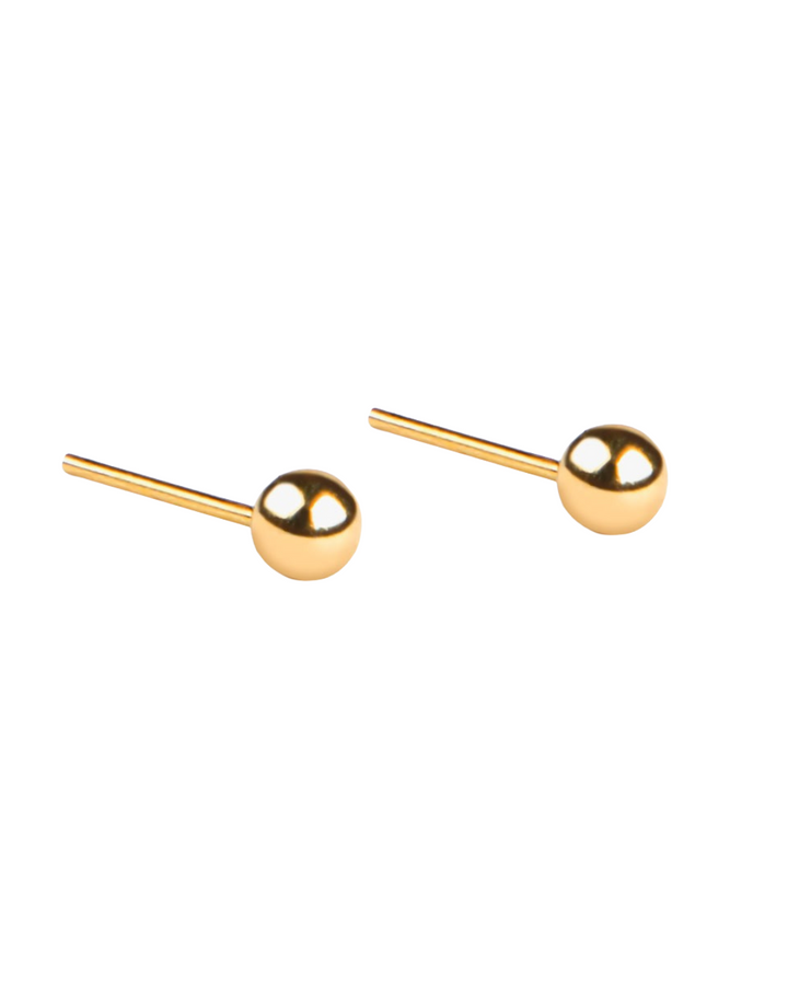 Ohrstecker Gelbgold 18k – Gole Tala Khord (Kleine Goldkugel)