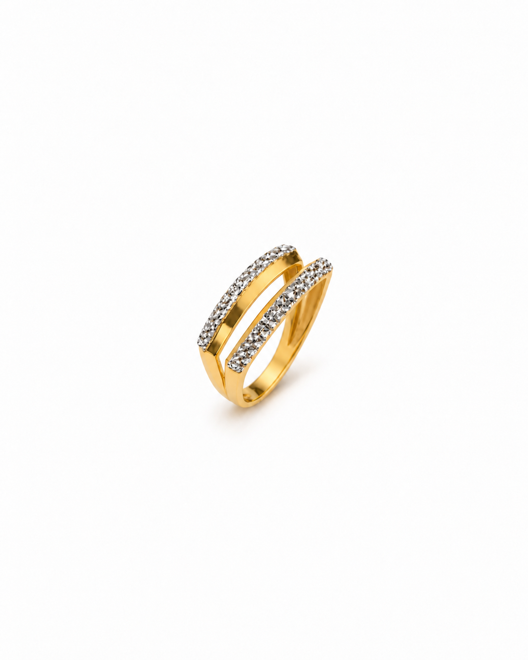     Ring Do Khat aus 18k Gelb- und Weissgold ohne Steinbesatz
