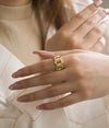 Ring Gelbgold 18k - Zanjir-e Eshgh (Kette der Liebe)