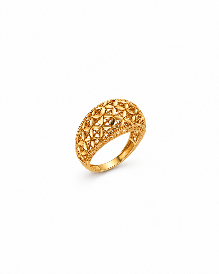     Ring Gelbgold 18k Golestan mit filigranem Blütenmuster