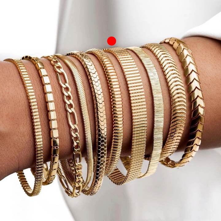 Armband Gelbgold 18k - Partow-e Khorshid (Sonnenstrahlen)