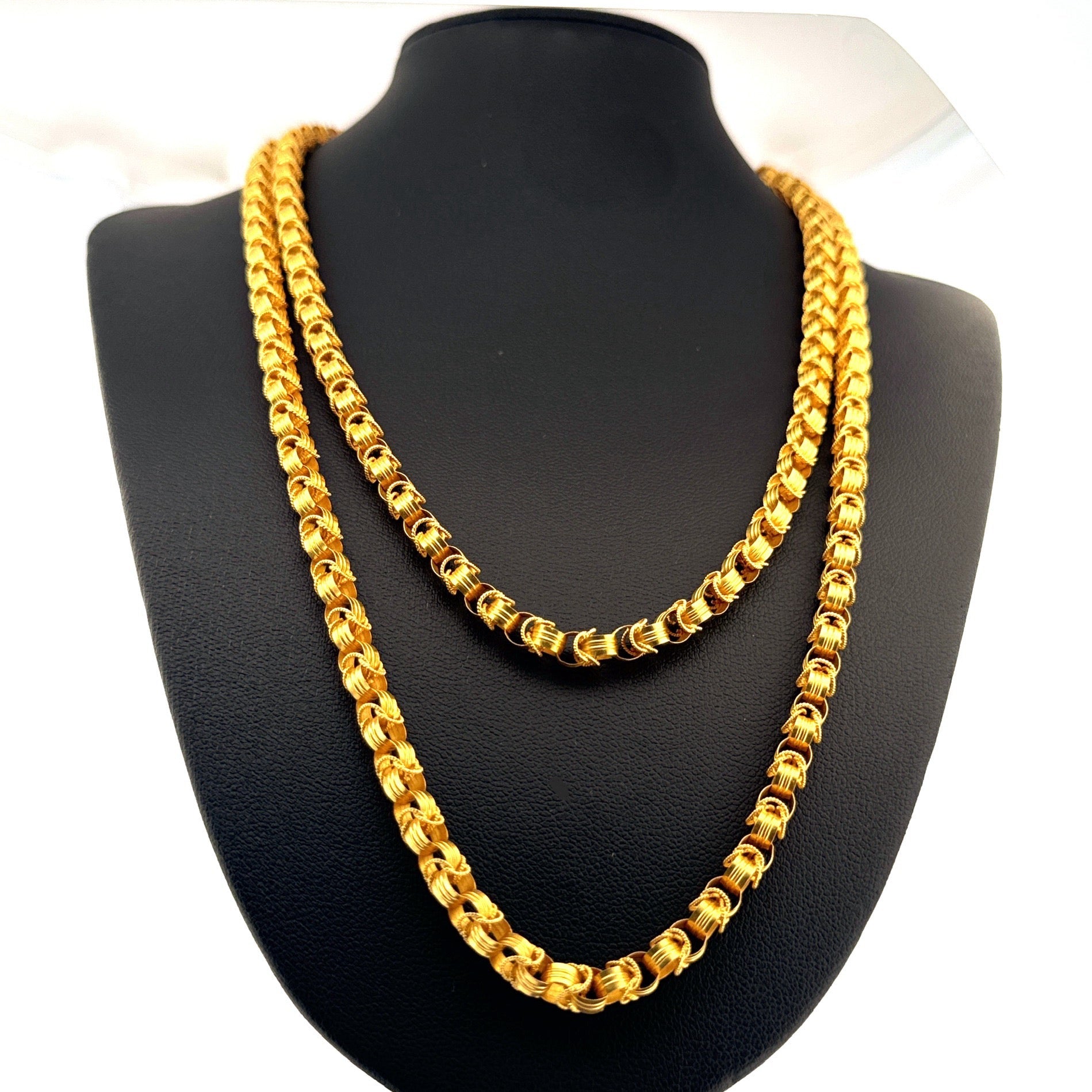 Halskette Gelbgold 18k - Halghehaye Zanjir - e Asrar (Geheimnisvolle Kettenglieder) | Halskette Gelbgold 18k | Ziba Gold